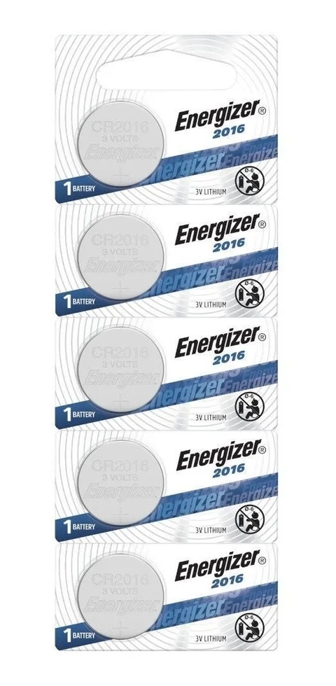 Pilas Cr2016 Energizer 3v Litio P/ Luces Alarmas, etc