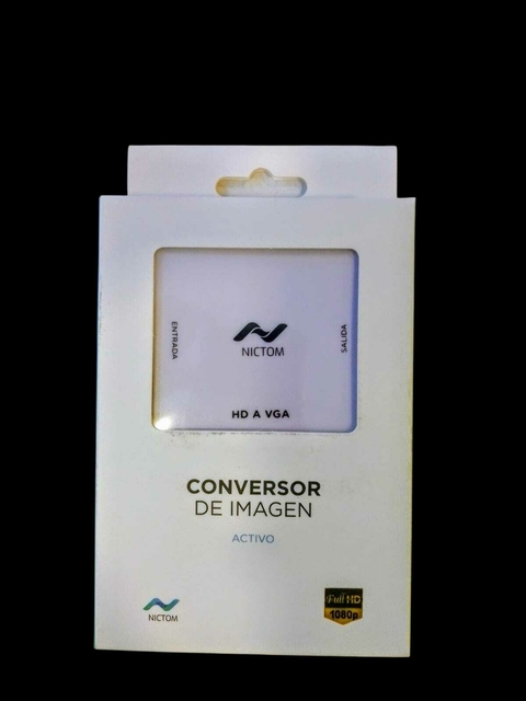 Convertidor De Vídeo Hdmi A Vga Con Audio Auxiliar - comprar online