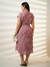 Vestido chemise de tecido risca de giz, midi na internet