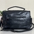 Bolsa Baú Couro Ecológico Sophia Preta - Eagle Bolsas