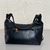 Bolsa de Ombro Couro Ecológico/ Camurça Juliana Preta - Eagle Bolsas