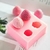 Molde silicona frutilla 3d