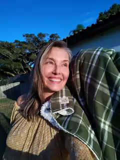 Imagem do Manta em flanela xadrez verde