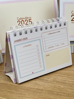 Mini Calendário 2025 - Eli Mimos Personalizados