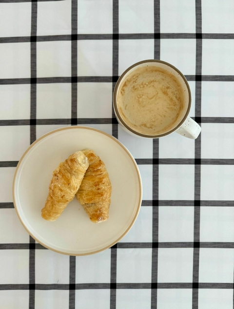 Mantel antimanchas cuadros negros