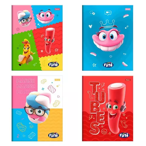 CADERNO BROCHURA 1/4 CAPA DURA 80FLS FORONI FINI