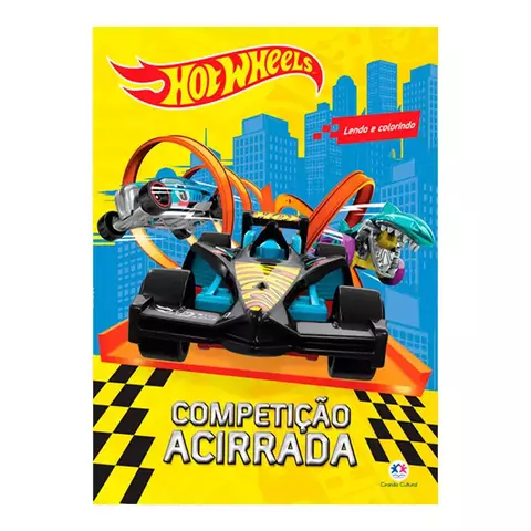 LIVRO COLORIR E LER HOT WHEELS 8PG. CIRANDA CULTURAL