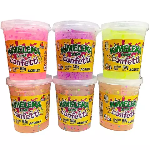 KIMELEKA SLIME 180G CONFETTI ACRILEX