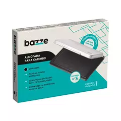 ALMOFADA P/CARIMBO BAZZE N3 PRETA