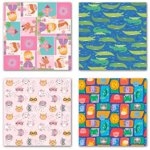 SACO CROMUS 30X44CM M4 SORTIDO INFANTIL