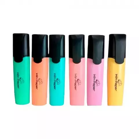 MARCA TEXTO WINCY SORTIDO TONS PASTEL PONTA GROSSA