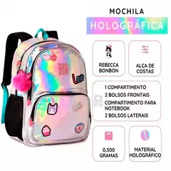 MOCHILA CLIO FEMININA LAPTOP REBECCA COSTA - loja online