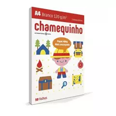Papel Sulfite Chamex A4 Branco 120g Com 50 Folhas 210x297mm
