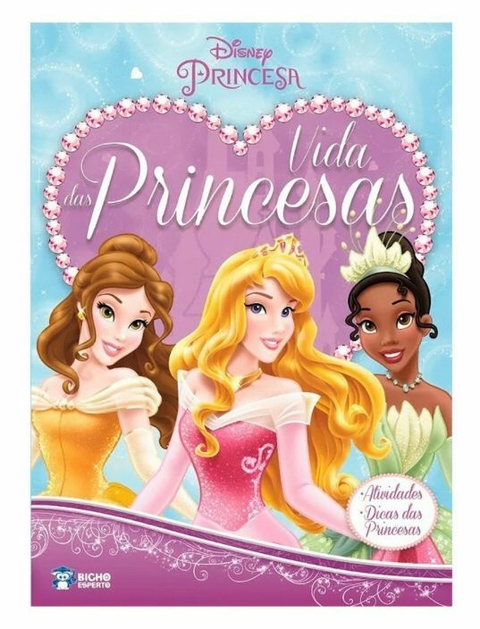 LIVRO ATIVIDADES VIDA DAS PRINCESAS 32PG. RIDEEL