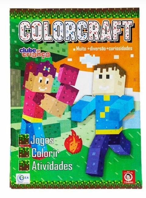 LIVRO COLORIR + ATIVIDADES COLORCRAFT 12PG. C.E.A