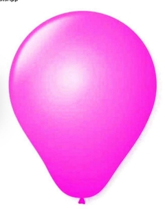 Balao sao roque liso 7.0 rosa chiclete c/50