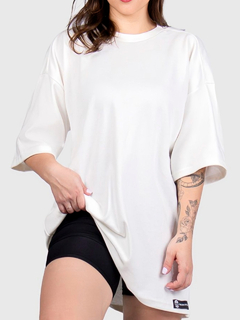 Camiseta Feminina Max Algodão T-Shirt Oversized Alana en internet