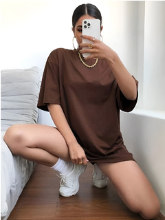 Camiseta Feminina Max Algodão T-Shirt Oversized Alana en internet