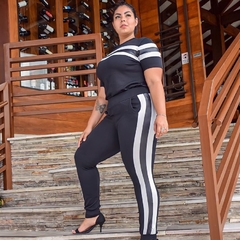 Conjunto crepe jakar com calça2 dress up store