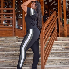 Conjunto crepe jakar com calça3 dress up store