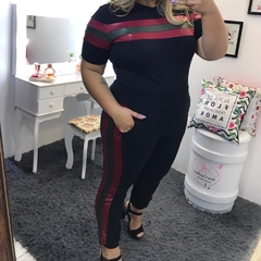 Conjunto crepe jakar com calça5 dress up store