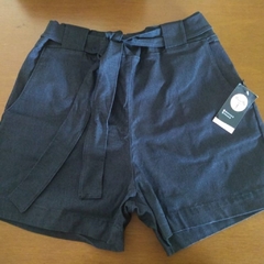Short bengaline com amarração e elástico atrás3 dress up store