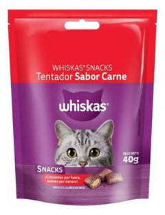 Whiskas Snacks (sabor carne) x 40 gramos