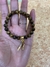 Pulseira Olho de tigre com pingente (pingentes variados ) - CANTINHO DOS JAPAMALAS
