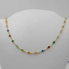 Colar Bolinhas Rainbow