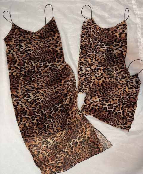 Vestido animal print
