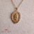 Colar Veneziana com Pingente Nossa Senhora de Nazaré Cravejado Banhado a Ouro 18K - Cravo & Rosa Acessórios