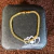 Pulseira Imperador 3MM 21cm Fecho Lagosta Banhado a Ouro 18K