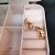 Brinco formato orgânico gota - Banhado a Ouro 18K