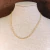 Choker Elos de Coração Banhada a Ouro 18K tamanho 30cm + 10cm Extensor na internet