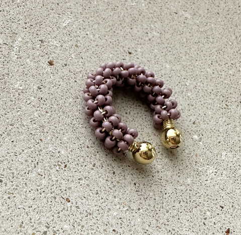 Ear Cuff lila