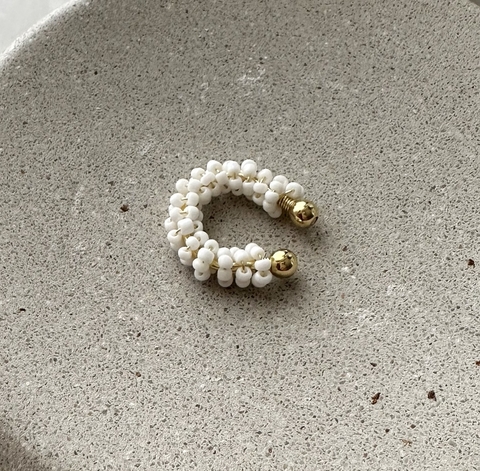 Ear Cuff white