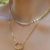 CHOKER DE MALHA ONDULADA BANHADO NO OURO 18K - comprar online