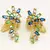 BRINCO EARCUFF FLOR GOTA CRISTAL COM ZIRCONIA D - comprar online