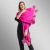 ECHARPE POMPONS EM PELE PREMIUM Rosa Pink Acesssório pashmina xale lenço viscose macia cashmere lã leve natural raposa raccoon. Por Fabiane Frank. Quentinha para dias frios outono inverno 2025 2026 compre Online Gramado 1