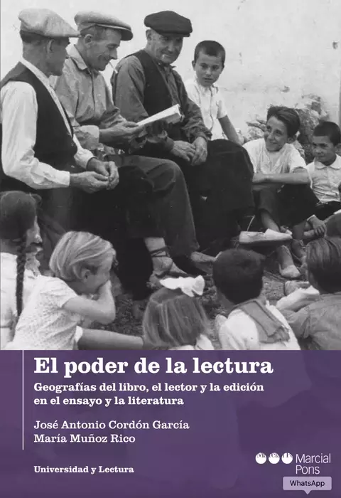 El poder de la lectura - José Cordón García, María Antonio Muñoz-Rico. Pág.: 482. Edición: 2023. Editorial: Marcial Pons