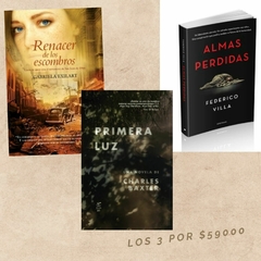 Almas perdidas. Federico Villa. + Primera Luz. Charles Baxter + Renacer de los Escombros. Gabriela Exilart. - comprar online
