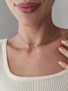 Choker Triangulo Aço