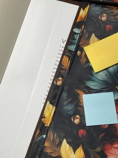 Capa pra livros Floral Luxo - Sabri Criativa
