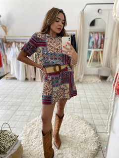 VESTIDO SEDA ESTAMPADO