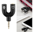 Adaptador Rigido Miniplug 3.5 4 Polos Macho A 2 Miniplug 3.5 - comprar online