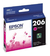 Cartucho Epson 206 Magenta P/ Xp2101 - WEST SOLUTION