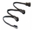 Cable Mallado Divisor Pwm Para 3 Coolers De 3 Y 4 Pines