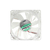 COOLER 80X80 TURBINA NEGRA 8CM LED