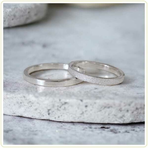 Par de alianças de compromisso slim fosca