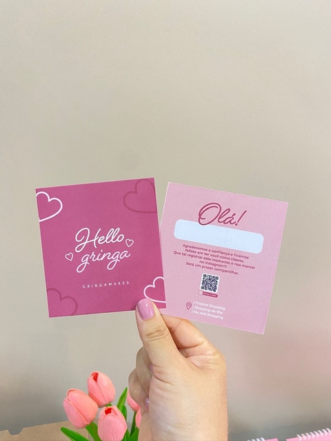 Card Agradecimento - 9x10cm - comprar online